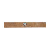 Bandeau De Faire-part Longhorn Steer Medallion Belly Band (Plat)