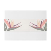 Bandeau De Faire-part Lovebirds au Paradis Initiales (Dos exemple)