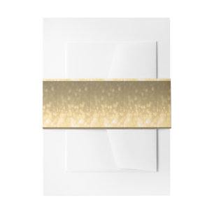 Bandeau De Faire-part Lueur vacillante d'or