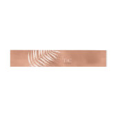 Bandeau De Faire-part Lush Palm Leaf Mariage Terra Cotta ID956 (Plat)