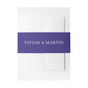 Bandeau De Faire-part Luxe violet et Abstrait doré