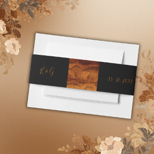 Bandeau De Faire-part luxueux animal en peau de serpent sauvage mariage