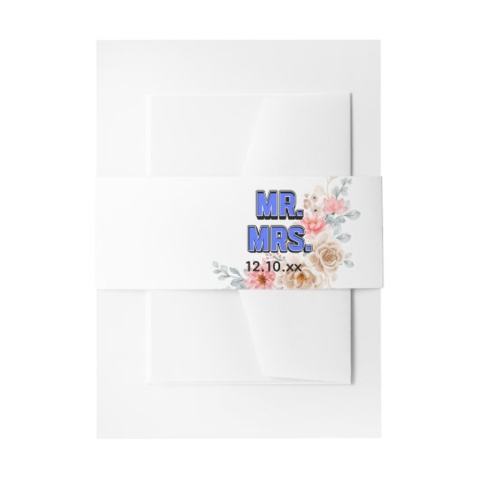 Bandeau De Faire-part M. & Mme (Devant example)