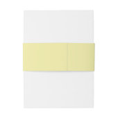 Bandeau De Faire-part Madison Beurre Jaune Mariage élégant (Dos Example)