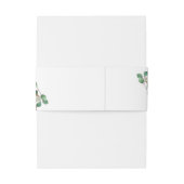 Bandeau De Faire-part Magnolia Eucalyptus Aquarelle Mariage élégant (Dos Example)