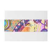 Bandeau De Faire-part Main tirée par EDDArt - Échelle de rêve 1 (Dos exemple)