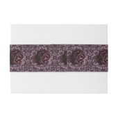 Bandeau De Faire-part Mandala de rose (Dos exemple)