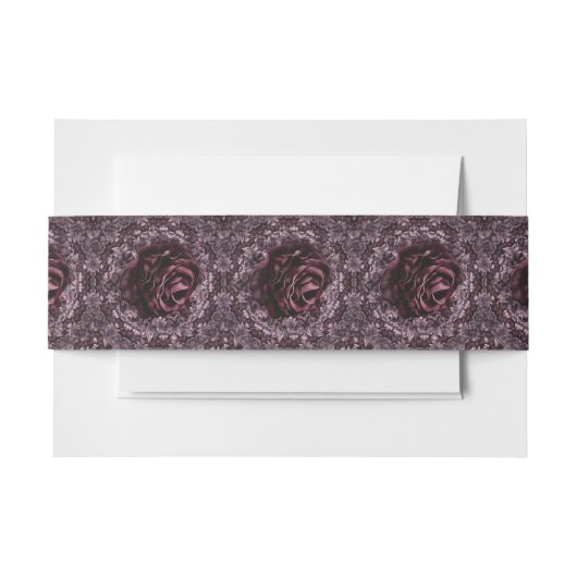 Bandeau De Faire-part Mandala de rose (Devant Example)