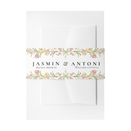 Bandeau De Faire-part mariage (Devant example)