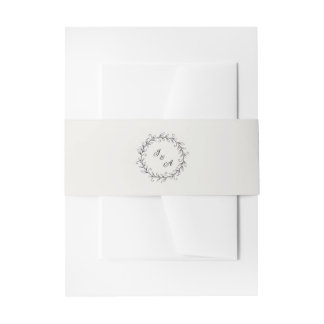 Bandeau De Faire-part Mariage à la Vigne d'Émeraude