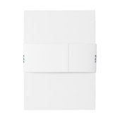 Bandeau De Faire-part Mariage à l'aquarelle de verdure botanique (Dos Example)