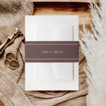 Mariage à l'écriture classique Burgundy & Crème