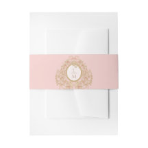 Mariage à monogramme de rose rococo français