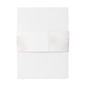 Bandeau De Faire-part Mariage | Argent Sage vert verdoyant (Dos Example)