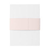 Bandeau De Faire-part Mariage au script Peach Blush (Dos Example)