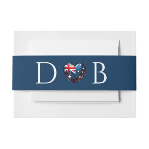 Bandeau De Faire-part Mariage australien
