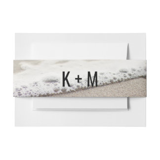 Bandeau De Faire-part Mariage Beach Waves
