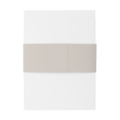 Bandeau De Faire-part Mariage beige doux (Dos Example)