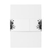Bandeau De Faire-part Mariage blanc gothique classique (Dos Example)