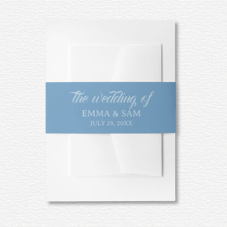 Bandeau De Faire-part Mariage blanc Lotus