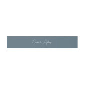 Bandeau De Faire-part Mariage bleu (Plat)