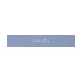 Bandeau De Faire-part Mariage bleu (Plat)
