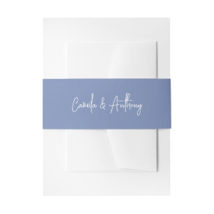 Bandeau De Faire-part Mariage bleu