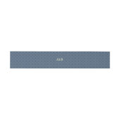 Bandeau De Faire-part Mariage bleu avec Motif en lattes (Plat)