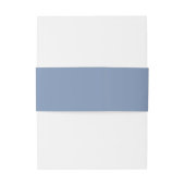 Bandeau De Faire-part Mariage bleu clair simple et robuste (Dos Example)