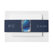 Bandeau De Faire-part mariage bleu côtier (Devant Example)