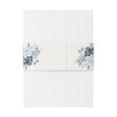 Bandeau De Faire-part Mariage bleu espagnol (Dos Example)