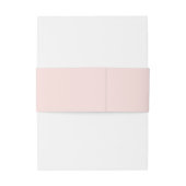 Bandeau De Faire-part Mariage bleu marine rose moderne (Dos Example)