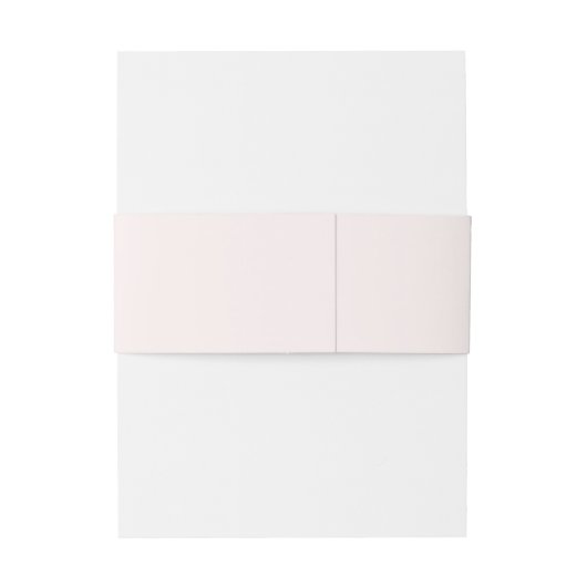 Bandeau De Faire-part Mariage bleu rose clair monogramme classique (Dos Example)