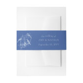 Bandeau De Faire-part Mariage Blue Birdcage (Devant example)