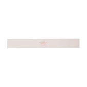 Bandeau De Faire-part Mariage Blush simple moderne (Plat)