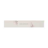 Bandeau De Faire-part Mariage botanique Dusty Fleur sauvage (Plat)