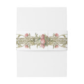 Bandeau De Faire-part Mariage botanique romantique (Dos Example)