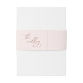 Bandeau De Faire-part Mariage botanique rustique simple (Dos Example)