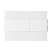 Bandeau De Faire-part Mariage botanique simple (Dos exemple)