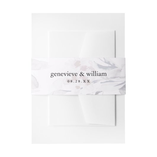 Bandeau De Faire-part Mariage botanique Soft Pastel (Devant example)