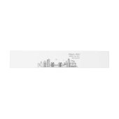 Bandeau De Faire-part Mariage Brooklyn Skyline | (Plat)