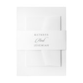Bandeau De Faire-part Mariage Calligraphie Chic Classique (Devant example)