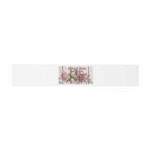 Bandeau De Faire-part Mariage campagnard Floral Rustique Rose (Plat)