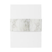 Bandeau De Faire-part Mariage cardiaque de l'écorce de bouleau rustique (Dos Example)