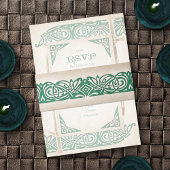 Bandeau De Faire-part Mariage celtique des épées