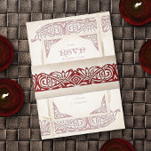 Bandeau De Faire-part Mariage celtique des épées