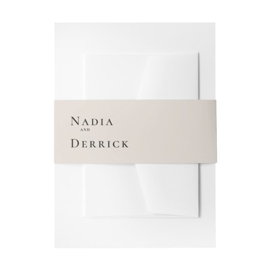 BANDEAU DE FAIRE-PART MARIAGE CERCLE CHIC (Devant example)