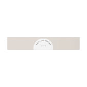 BANDEAU DE FAIRE-PART MARIAGE CERCLE CHIC (Plat)