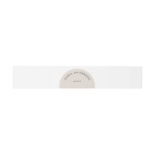 BANDEAU DE FAIRE-PART MARIAGE CERCLE CHIC (Plat)