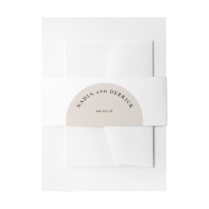BANDEAU DE FAIRE-PART MARIAGE CERCLE CHIC